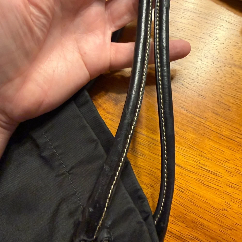 Prada Vintage Black Nylon Tote Bag with COA - Picture 6 of 16